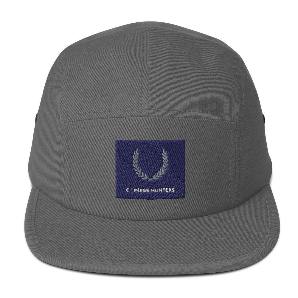 Grey Cotton Strap Cap